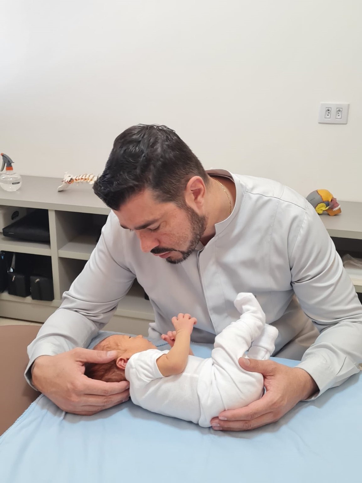 Atendimento osteopático pediátrico